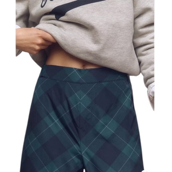 Anthropologie Maeve Taffeta Printed Cropped Wide Leg Pants - Picture 4 of 9